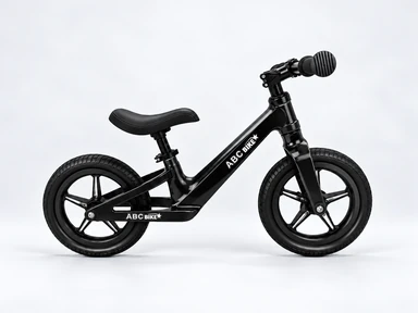 ABC BIKE 블랙 밸런스바이크 상품 이미지
